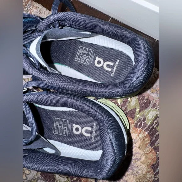 NWOT On Running Men's Cloudflow Shoes - Ink / Meadow - Picture 3 of 9